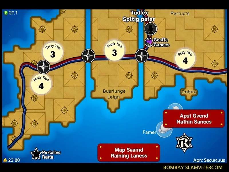 Bombay Slam Victor - Game Map with Lanes Bombay Slam Victor Game Lanes and Map